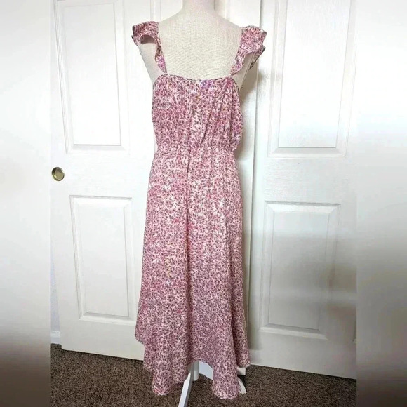 Socialite Floral Hi-low Ruffle Dress - Picture 5 of 6